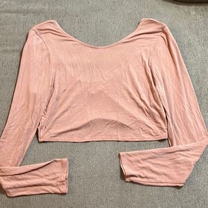 Free People FP Beach Cropped Long Sleeve